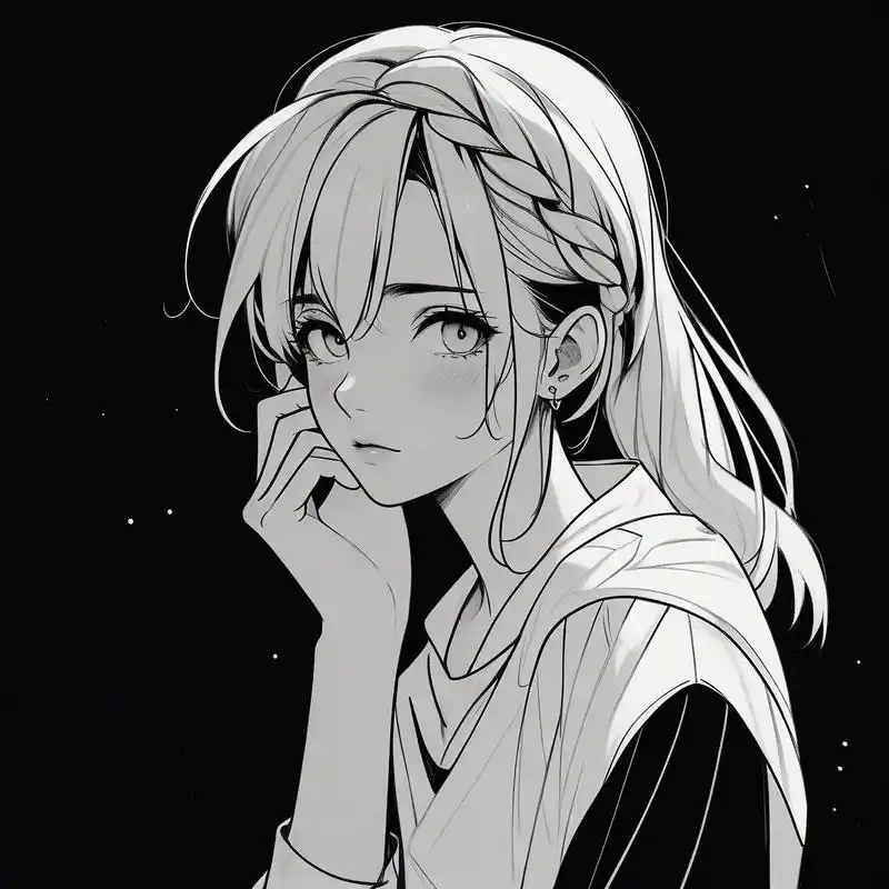 9401 黑白病态美学头像,一看即知脑子有病系列 0895 探索黑白