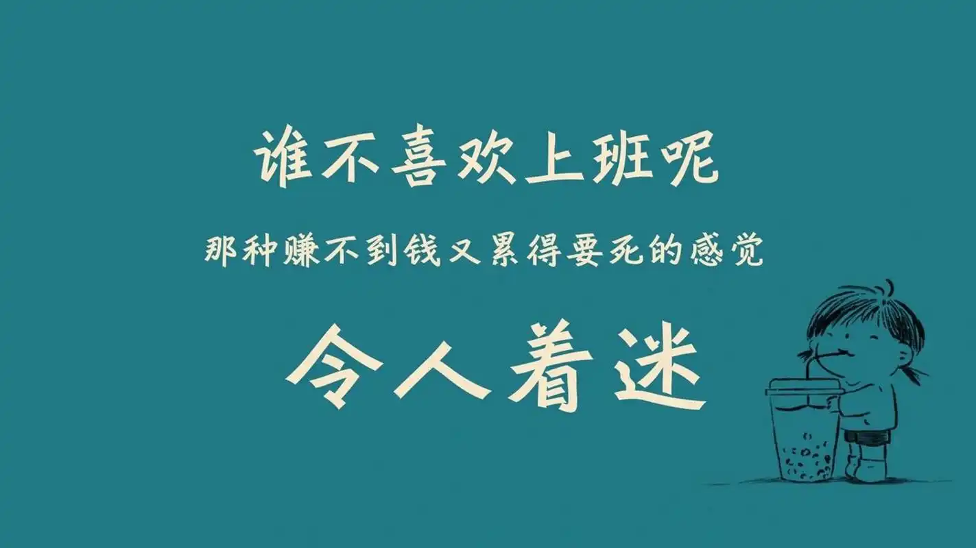 电脑壁纸||谁不喜欢上班呢 看到小红书上这个壁纸太逗了,本来想求个