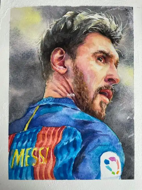 水彩人物梅西
