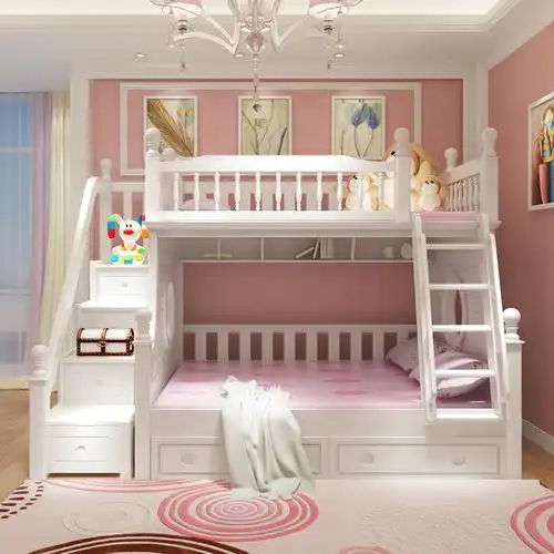 davidbenz成人上下床双层床t01#纯白