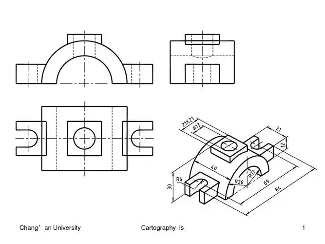 组合体j 画法几何与机械制图