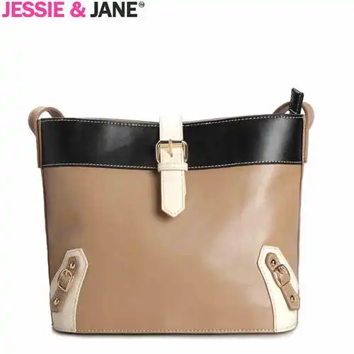 杰西简jessiejane 精巧搭片单肩包斜挎女包复古简约大方气质女包