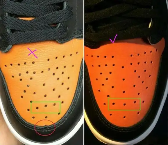 aj正品鉴定攻略13个细节对比教你分辨aj1真假附购买网站6返利