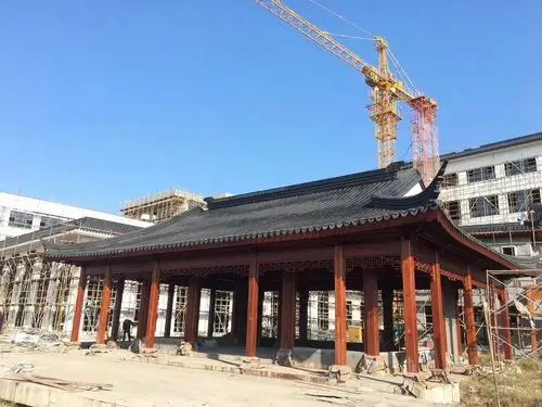 楼顶中式仿古建筑 - 苏州中木建筑景观工程有限公司
