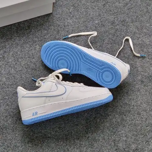 nike耐克男鞋airforcelowaf1白蓝空军一号板鞋运动休闲鞋