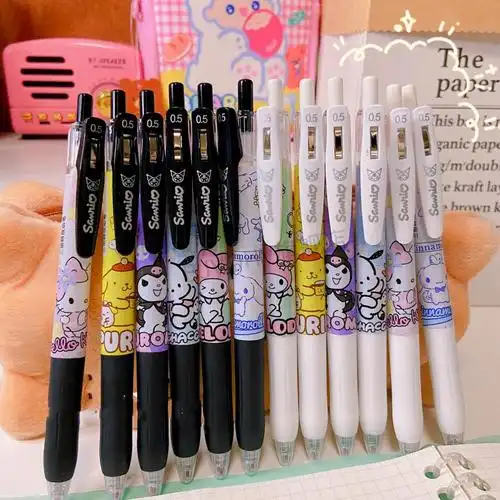 2022日本斑马笔限定笔库洛米中性笔限量版ins日系黑笔高颜值笔按动笔