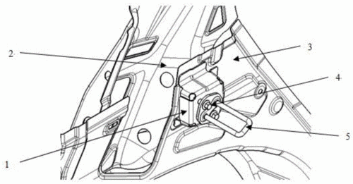 一种后排座椅锁扣安装结构及其安装方法与流程