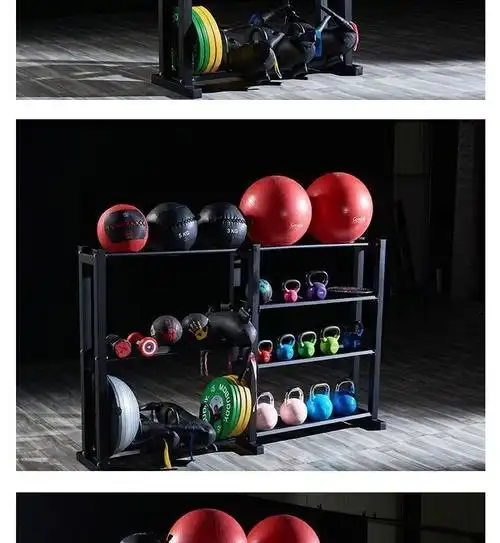 商用健身房小器械储物架私教小工具储物架壶铃哑铃置物架子可定制o81d