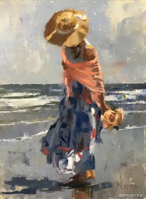 美国当代画家尼尔森刘易斯的油画艺术作品欣赏
