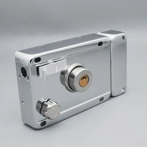 老式防盗门锁出租屋卧室门锁 不锈钢门铁门锁批发通用型 外装门锁