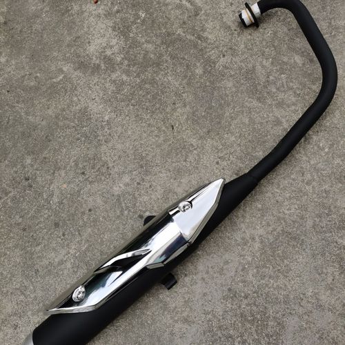 大运原厂摩托车配件dy200-e太子消音器废气筒消声器烟筒排气管