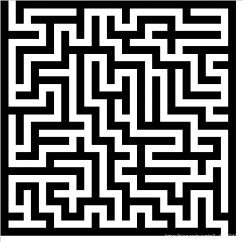 随机迷宫的生成与求解