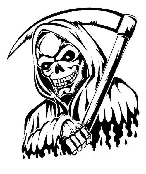 死神简笔画死神简笔画简单又恐怖