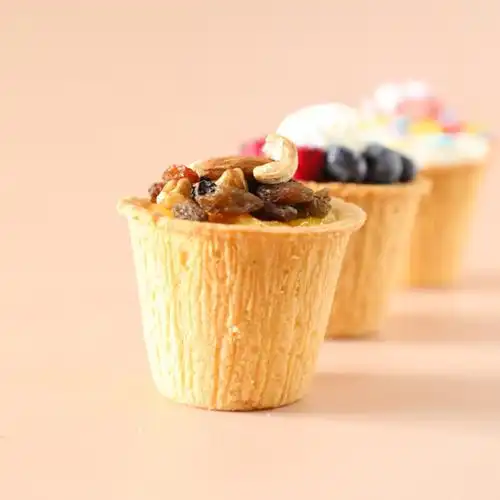 安德鲁七哥黄油盘挞皮高筒德式曲奇布丁蛋挞皮半成品生皮挞壳8个