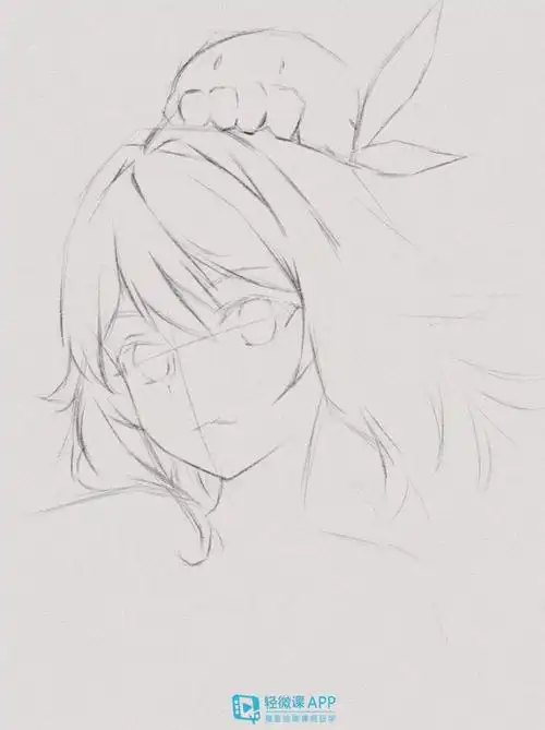 动漫二次元人物素描过程步骤不要错过哦