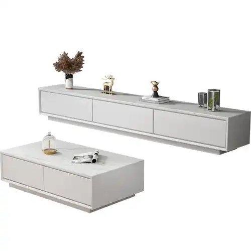 域赢岩板电视柜家用客厅收纳柜简约风落地储物柜2米颜色可选