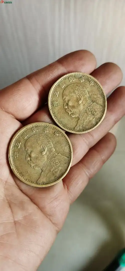 老铜大头2枚
