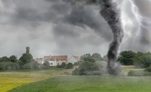 自然灾害龙卷风,虽然很可怕,但是也挺震撼的,大自然的力量