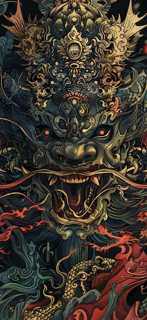 壁纸超话霸气龙图腾