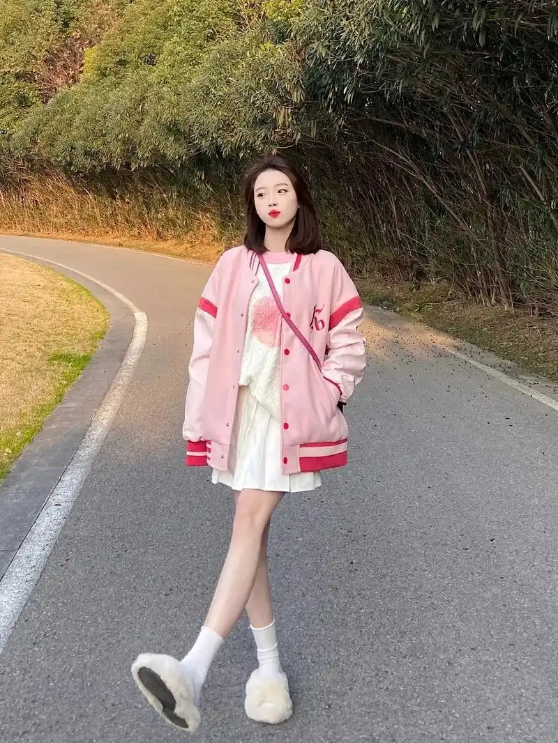 158小个子ootd开春当然要穿粉色