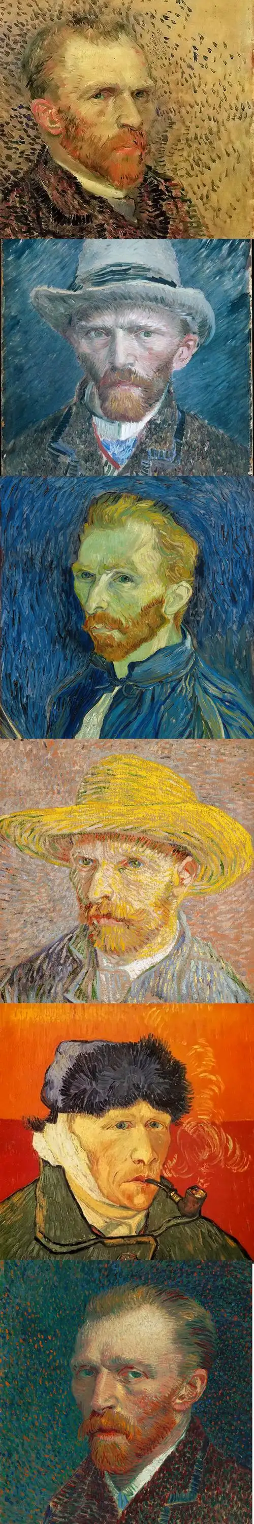梵高自画像系列