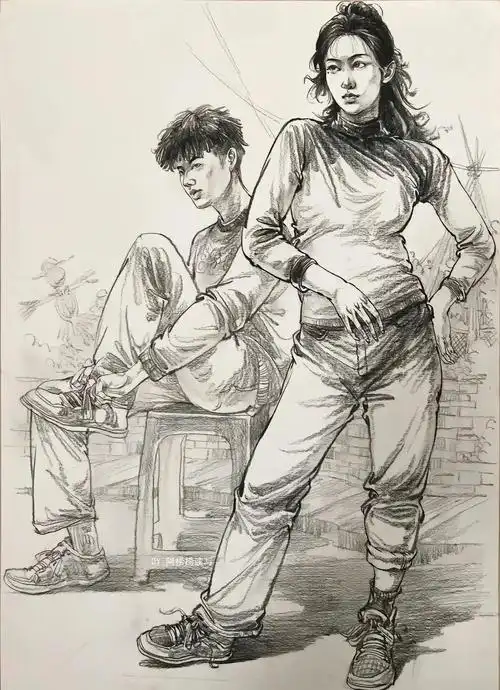 速写双人组合干货分享来啦