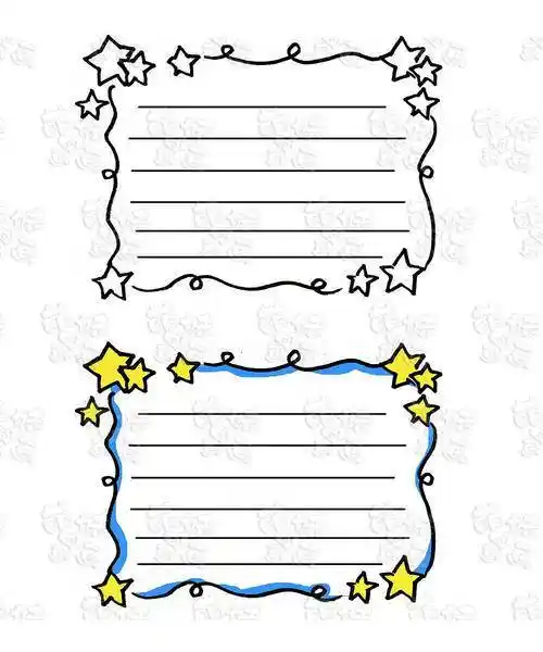 边框简笔画 边框简笔画简单又漂亮