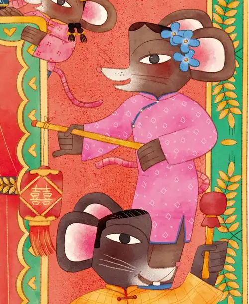 老鼠嫁女|插画|绘本|万力好大力 - 原创作品 - 站酷 (zcool)