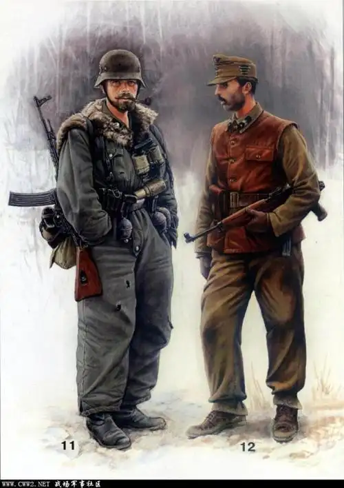 发点外国大师绘制的二战德军士兵彩绘图!标题要长