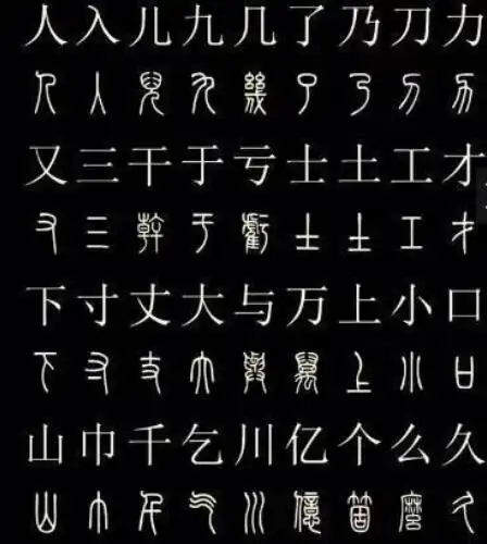 春秋战国时期, 诸侯割据, 各国的汉字出现了简繁不一, 一字多形的情况