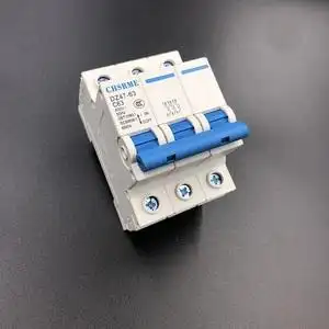 空气开关断路器 家用空开断电保护器380v三相电闸刀3p63a断路总开
