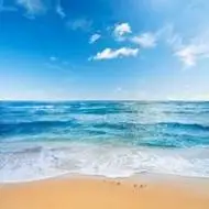 2018微信头像蓝色风景点击鼠标右键下载