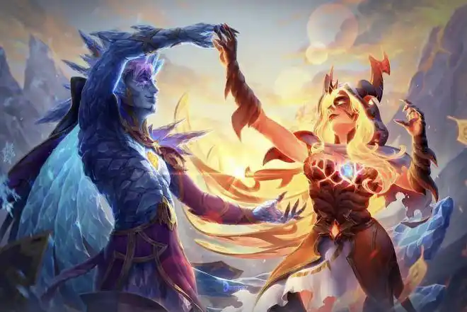 外网粉丝自制霞洛皮肤