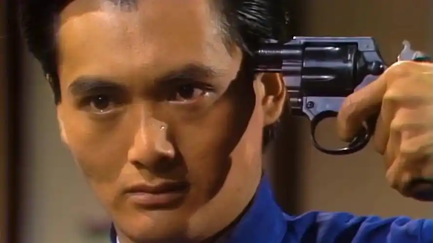 两版许文强杀死冯敬尧,黄晓明意志坚定,周润发冷若冰霜