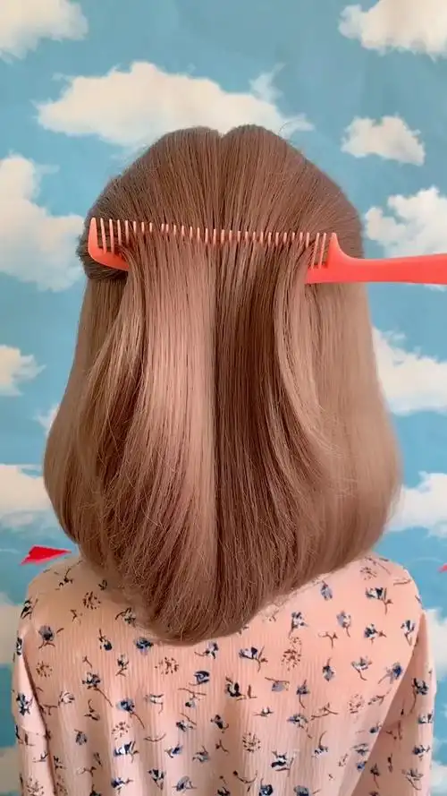 长短发都能扎的古风发型