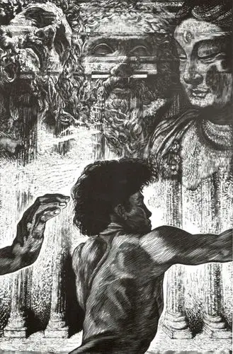 国际版画大师彼得拉沙洛夫从一块木板开始结缘