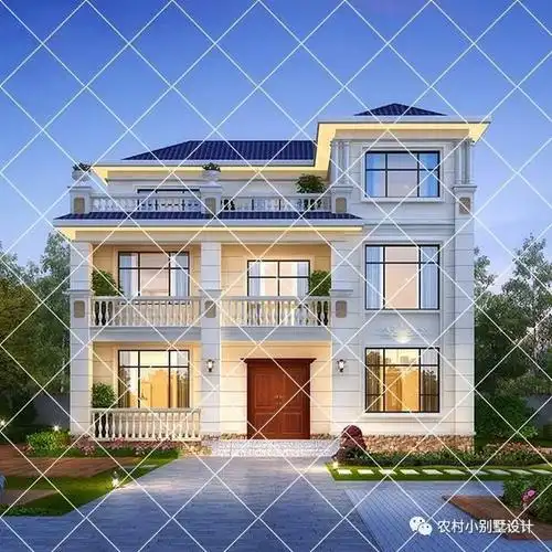 28款三层农村别墅自建房,30万左右就能搞定,颜值和实用性都在线