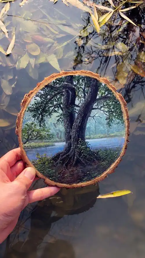 年轮留景94|纯艺术|绘画|z18240537 - 原创作品 - 站酷 (zcool)