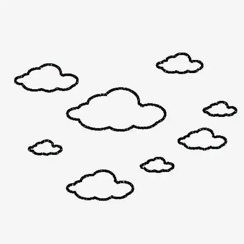 蓝天白云简笔画 蓝天白云简笔画儿童画