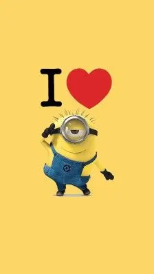 小黄人大眼萌 萌物 可爱 搞怪 iphone壁纸 高清壁纸 背景 锁屏