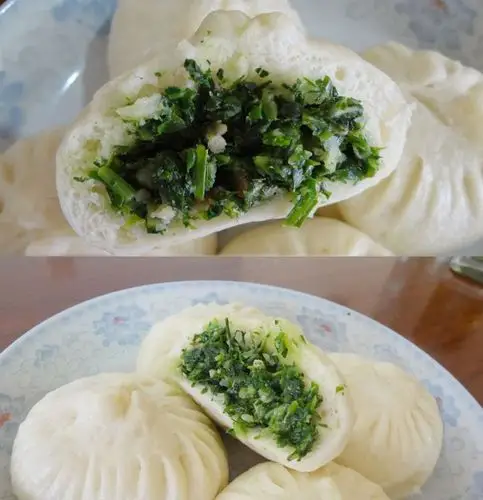 猪肉野菜荠菜馅包子
