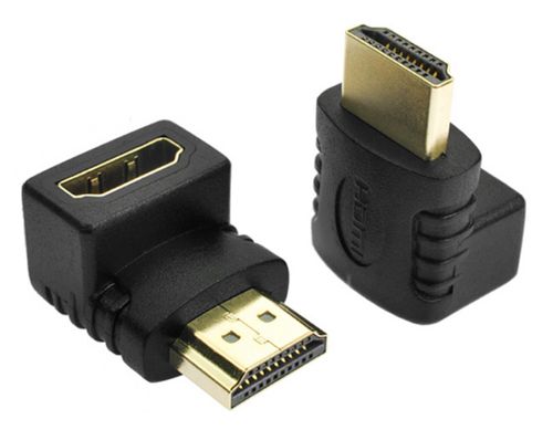 主机电视hdmi转接头直角弯头延长hdmi转接接线转接头