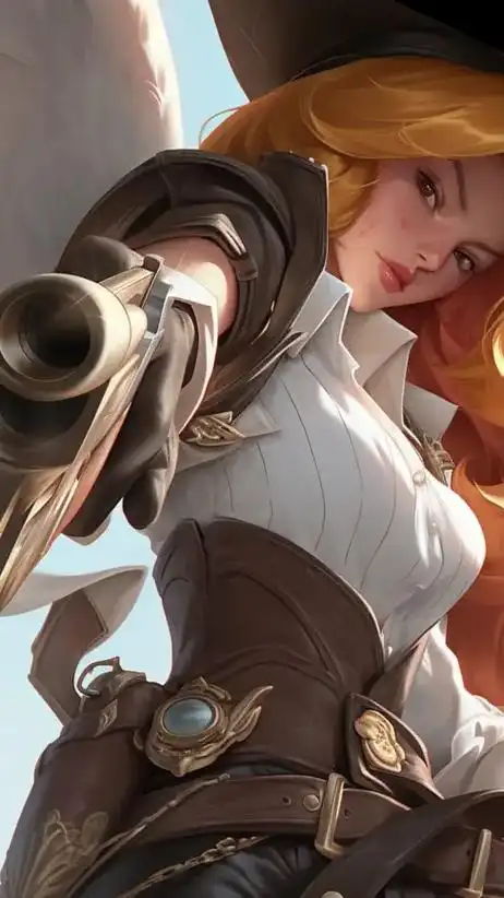 这一枪能射进你的心巴吗#图文伙伴计划 #手机壁纸 #赏金猎人 - 抖音