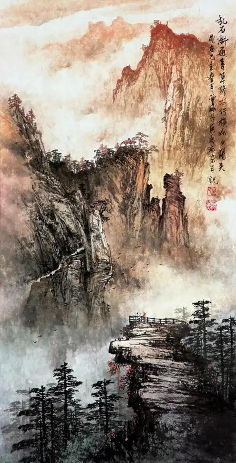 曾刚山水画 曾刚山水画图片