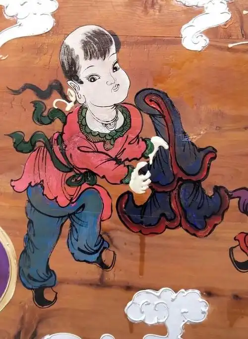 逐渐走向消亡的艺术——浅析甘肃陇西传统棺绘|绘画|吉祥_网易订阅