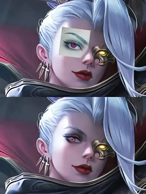 王者荣耀米莱狄御霄cos眼妆仿妆