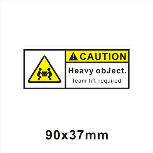 亚马逊fba超重标签 警告标签 team lift标签 heavy package