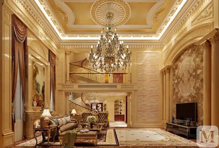 2万700㎡简欧别墅装修北大资源欧式