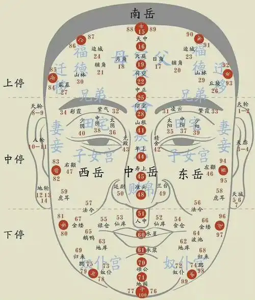 中正这个位置,通常与司空连着一起看,合称官禄宫.