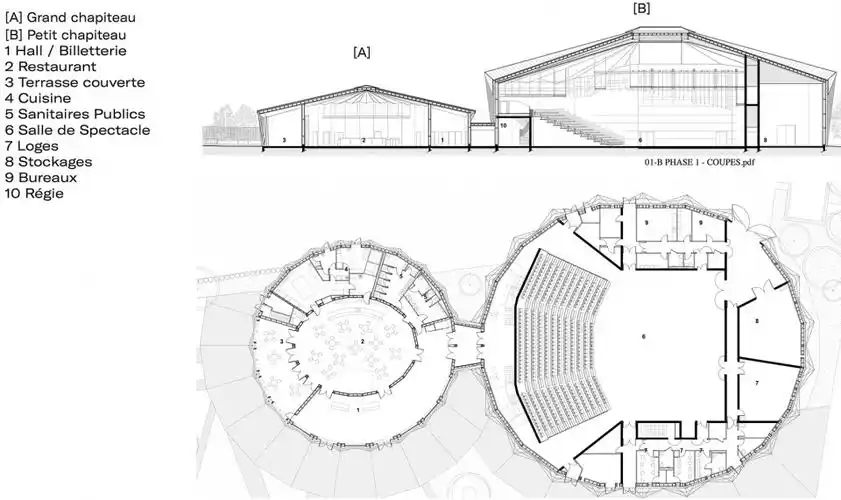 bayssan剧院礼堂和圆形露天剧场,法国 / k architectures